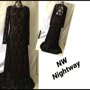 NW night dress black size 14